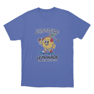 Lemon Skate T Shirt Blue