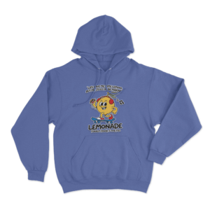 Lemon Skate Unisex Hoodie Blue